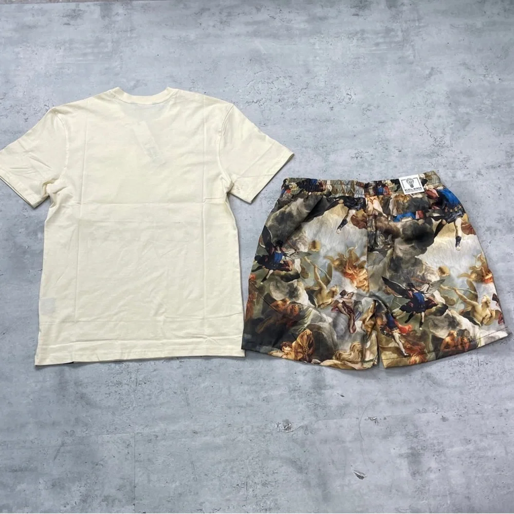 Genesis board shorts and tshirt